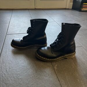 Distressed doc martins